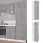 Kühlschrankschrank aus Betonholz, 60 x 57 x 207 cm von vidaXL, Küchenschränke - Ref: Foro24-802542, Preis: 170,68 €, Rabatt: %
