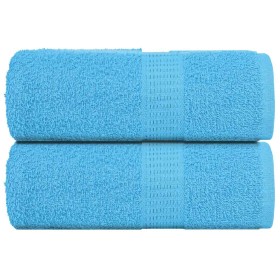 Toallas 2 unidades 100% algodón turquesa 30x30 cm 360 gsm by , Towels - Ref: Foro24-136968, Price: 11,79 €, Discount: %