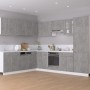 Kühlschrankschrank aus Betonholz, 60 x 57 x 207 cm von vidaXL, Küchenschränke - Ref: Foro24-802542, Preis: 170,68 €, Rabatt: %
