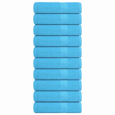 Toallas de Baño 10 uds 100% algodón turquesa 100x150 cm 360 gsm by , Towels - Ref: Foro24-136982, Price: 102,35 €, Discount: %
