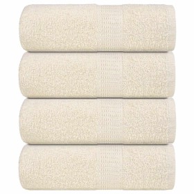Toallas invitados 4 uds 100% algodón crema 30x50 cm 360 gsm von , Handtücher - Ref: Foro24-136996, Preis: 17,55 €, Rabatt: %