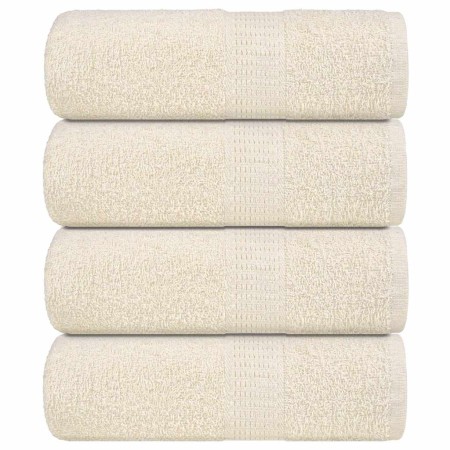 Toallas invitados 4 uds 100% algodón crema 30x50 cm 360 gsm von , Handtücher - Ref: Foro24-136996, Preis: 17,55 €, Rabatt: %