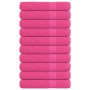 Toallas de sauna 10 uds 100% algodón rosa 80x200 cm 360 gsm de , Toallas - Ref: Foro24-137057, Precio: 107,39 €