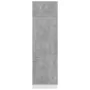 Engineered concrete wood refrigerator cabinet 60x57x207 cm by vidaXL, Kitchen cabinets - Ref: Foro24-802542, Price: 168,48 €,...