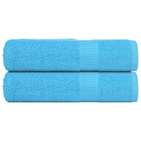 Toallas de Baño 2 uds 100% algodón turquesa 100x150 cm 360 gsm by , Towels - Ref: Foro24-136980, Price: 28,58 €, Discount: %