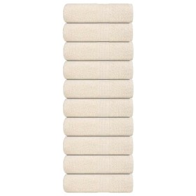 Toallas 10 uds 100% algodón crema 30x30 cm 360 gsm von , Handtücher - Ref: Foro24-136994, Preis: 21,85 €, Rabatt: %