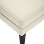 Tumbona con almohada y reposabrazo derecho terciopelo crema by , Daybeds - Ref: Foro24-4009814, Price: 138,42 €, Discount: %