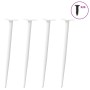 Patas para mesa de centro cónicas 4 uds acero blanco 72-73 cm by , Table legs - Ref: Foro24-4012517, Price: 60,54 €, Discount: %