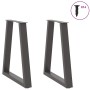 Patas para mesa de centro en forma de V 2 uds antracita acero von , Tischbeine - Ref: Foro24-4012562, Preis: 96,41 €, Rabatt: %