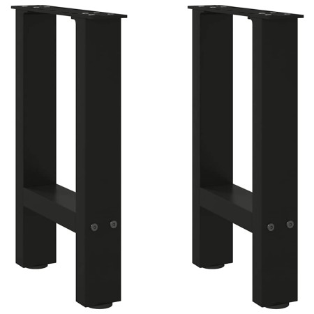 Patas de mesa de centro acero negro 2 uds 38x(42-43) cm von , Tischbeine - Ref: Foro24-4013276, Preis: 47,71 €, Rabatt: %