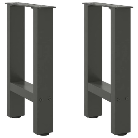Patas de mesa de centro acero antracita 2 uds 28x(42-43) cm by , Table legs - Ref: Foro24-4013274, Price: 53,02 €, Discount: %