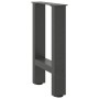 Patas de mesa de centro acero antracita 2 uds 28x(42-43) cm by , Table legs - Ref: Foro24-4013274, Price: 53,02 €, Discount: %