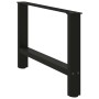 Patas de mesa de centro acero negro 2 uds 70x(42-43) cm de , Patas para mesas - Ref: Foro24-4013288, Precio: 58,25 €, Descuen...