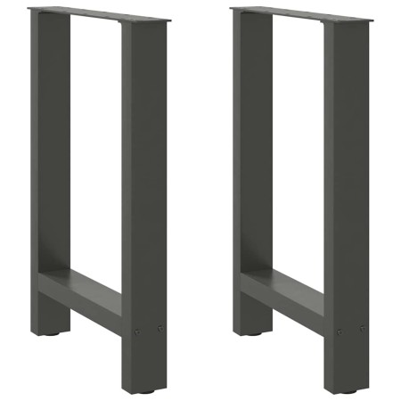Patas de mesa de centro acero antracita 2 uds 60x(72-73) cm von , Tischbeine - Ref: Foro24-4013306, Preis: 77,65 €, Rabatt: %