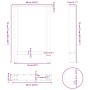Patas de mesa de centro acero antracita 2 uds 60x(72-73) cm von , Tischbeine - Ref: Foro24-4013306, Preis: 77,65 €, Rabatt: %