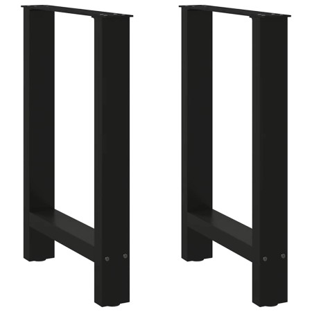 Patas de mesa de centro acero negro 2 uds 60x(72-73) cm de , Patas para mesas - Ref: Foro24-4013304, Precio: 62,98 €, Descuen...