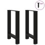 Patas de mesa de centro acero negro 2 uds 60x(72-73) cm de , Patas para mesas - Ref: Foro24-4013304, Precio: 62,98 €, Descuen...