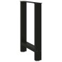 Patas de mesa de centro acero negro 2 uds 60x(72-73) cm de , Patas para mesas - Ref: Foro24-4013304, Precio: 62,98 €, Descuen...