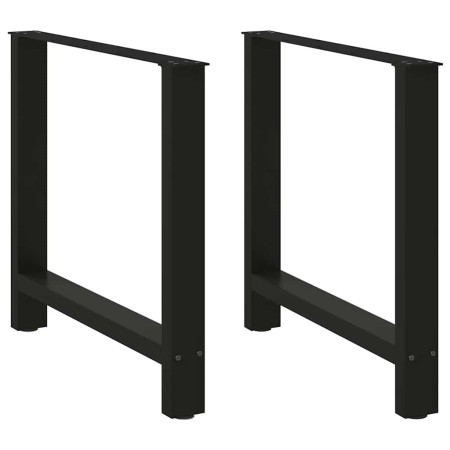Patas de mesa de centro acero negro 2 uds 80x(72-73) cm de , Patas para mesas - Ref: Foro24-4013312, Precio: 74,39 €, Descuen...
