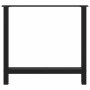 Patas de mesa de centro acero negro 2 uds 80x(72-73) cm de , Patas para mesas - Ref: Foro24-4013312, Precio: 74,39 €, Descuen...