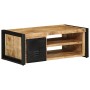 Mesa de centro de madera maciza de mango rugosa 90x50x36 cm von , Couchtisch - Ref: Foro24-4013553, Preis: 204,25 €, Rabatt: %