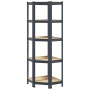 Estantería de esquina 5 niveles madera y acero gris antracita von , Industrieregale - Ref: Foro24-4016946, Preis: 53,40 €, Ra...