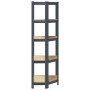Estantería de esquina 5 niveles madera y acero gris antracita von , Industrieregale - Ref: Foro24-4016946, Preis: 53,40 €, Ra...