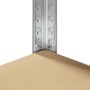 Estantería esquina 5 niveles madera contrachapada y acero plata by , Industrial shelving - Ref: Foro24-4016944, Price: 48,61 ...