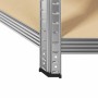Estantería esquina 5 niveles madera contrachapada y acero plata by , Industrial shelving - Ref: Foro24-4016944, Price: 48,61 ...