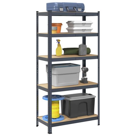 Estantería resistente 5 niveles madera contrachapada by , Industrial shelving - Ref: Foro24-4016959, Price: 65,32 €, Discount: %