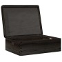 Caja de madera tapa y asas madera maciza pino negra 40x30x13 cm von , Aufbewahrungskörbe - Ref: Foro24-4017397, Preis: 30,65 ...