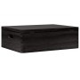 Caja de madera tapa y asas madera maciza pino negra 40x30x13 cm von , Aufbewahrungskörbe - Ref: Foro24-4017397, Preis: 30,65 ...