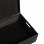 Caja de madera tapa y asas madera maciza pino negra 40x30x13 cm von , Aufbewahrungskörbe - Ref: Foro24-4017397, Preis: 30,65 ...