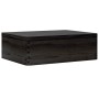 Caja de madera con tapa madera maciza de pino negra 40x30x13 cm von , Aufbewahrungskörbe - Ref: Foro24-4017395, Preis: 37,12 ...