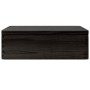 Caja de madera con tapa madera maciza de pino negra 40x30x13 cm von , Aufbewahrungskörbe - Ref: Foro24-4017395, Preis: 37,12 ...