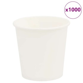 Tazas de café de papel 1000 uds 4oz 100ml blanco de , Vasos desechables - Ref: Foro24-4102790, Precio: 43,05 €, Descuento: %