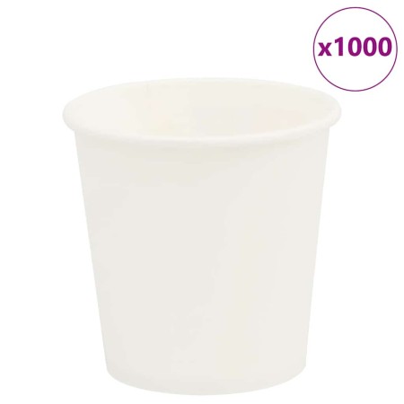 Tazas de café de papel 1000 uds 4oz 100ml blanco von , Einwegbecher - Ref: Foro24-4102790, Preis: 43,05 €, Rabatt: %