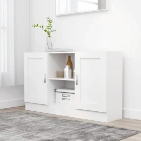 Sperrholz Anrichte weiß 120x30,5x70 cm von vidaXL, Sideboards - Ref: Foro24-802777, Preis: 92,69 €, Rabatt: %