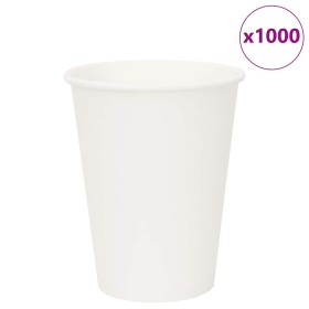 Tazas de café de papel 1000 uds 12oz 300ml blanco by , Disposable cups - Ref: Foro24-4102792, Price: 91,15 €, Discount: %
