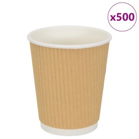 Tazas de café de papel 500 uds 8oz 200ml blanco de , Vasos desechables - Ref: Foro24-4102799, Precio: 62,65 €, Descuento: %