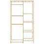 Perchero con estantes bambú 100x50x184,5 cm von , Kommoden-Organizer und Bar-Kleiderbügel - Ref: Foro24-4008920, Preis: 106,2...
