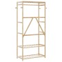 Perchero con estantes bambú 80x40x175 cm by , Dresser Organizers and Bar Hangers - Ref: Foro24-4008922, Price: 70,08 €, Disco...