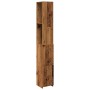 Armario de baño madera contrachapada madera vieja 25x25x170 cm von , Badezimmermöbel - Ref: Foro24-856652, Preis: 76,05 €, Ra...