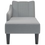 Chaise longue con reposabrazos derecho tela gris claro by , Daybeds - Ref: Foro24-4009800, Price: 164,89 €, Discount: %