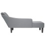 Chaise longue con reposabrazos derecho tela gris claro by , Daybeds - Ref: Foro24-4009800, Price: 164,89 €, Discount: %