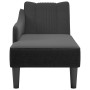 Chaise longue con reposabrazos derecho tela negra by , Daybeds - Ref: Foro24-4009802, Price: 115,17 €, Discount: %