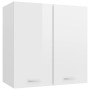 Armario colgante cocina madera ingeniería blanca 60x31x60 cm de vidaXL, Armarios de cocina - Ref: Foro24-801273, Precio: 68,0...