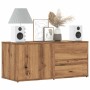 Mueble de TV madera de ingeniería roble artisan 80x34x35,5 cm von , TV-Möbel - Ref: Foro24-856011, Preis: 76,91 €, Rabatt: %