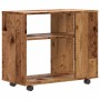 Mesa auxiliar de madera contrachapada envejecida 70x35x55 cm by , Side tables - Ref: Foro24-856026, Price: 49,54 €, Discount: %
