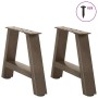 Patas de mesa de centro forma A 2uds acero 50x(30-31) cm by , Table legs - Ref: Foro24-4012819, Price: 56,37 €, Discount: %
